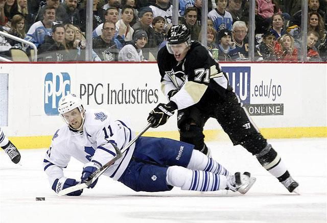 Jevgenyij Malkin (feketében) elévülhetetlen érdemeket vállalt a Pittsburgh győzelmében (Fotó: Action Images)